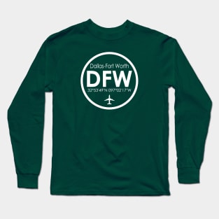 DFW, Dallas/Fort Worth International Airport Long Sleeve T-Shirt